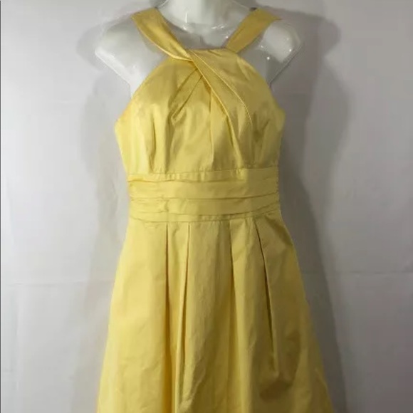 David's Bridal Dresses & Skirts - David’s Bridal Canary Halter Dress Size 6
